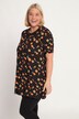 Longshirt, ananasprint, ronde hals met keyhole, halflange mouwen
