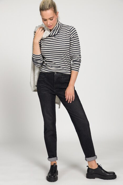 Karotten-Jeans, weite Passform, 5-Pocket-Form