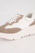 Leren sneakers, chunky zool, wijdte H