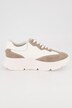 Leren sneakers, chunky zool, wijdte H