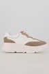 Leren sneakers, chunky zool, wijdte H