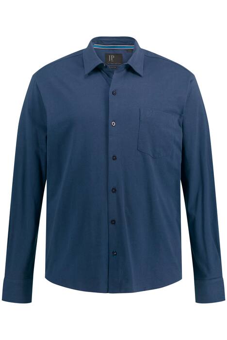 Žerzejová košile, dlouhé rukávy, Kent límeček, Modern střih, do 8XL