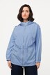 Drawstring Waist Jacket with Collar