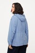 Drawstring Waist Jacket with Collar