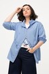 Drawstring Waist Jacket with Collar