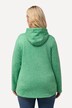 Veste en maille polaire, capuche, poches zippées