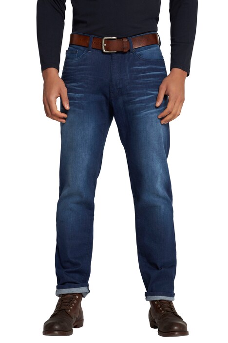 Džíny, kolekce Denim, vintage vzhled, zúžený volný střih, 5 kapes, do velikosti 70/35