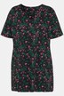 Longshirt, prikker, klassisk, tunika-udskæring, halvlange ærmer