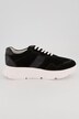 Skinnsneaker, chunky såle, utskiftbar fotseng, bredde H