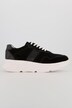 Skinnsneaker, chunky såle, utskiftbar fotseng, bredde H