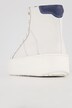 Sneakers en cuir, tige montante, largeur H