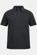 Maglietta polo con acid wash e mezze maniche