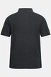 Maglietta polo con acid wash e mezze maniche