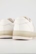 Sneakers en cuir, perforations sportives, largeur H