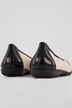 Ballerines en cuir Caprice. Passepoil coloré. Largeur confortable