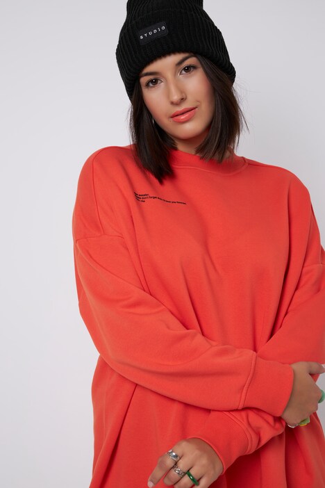 Sweatshirt, oversized, Rundhals, Langarm, Print