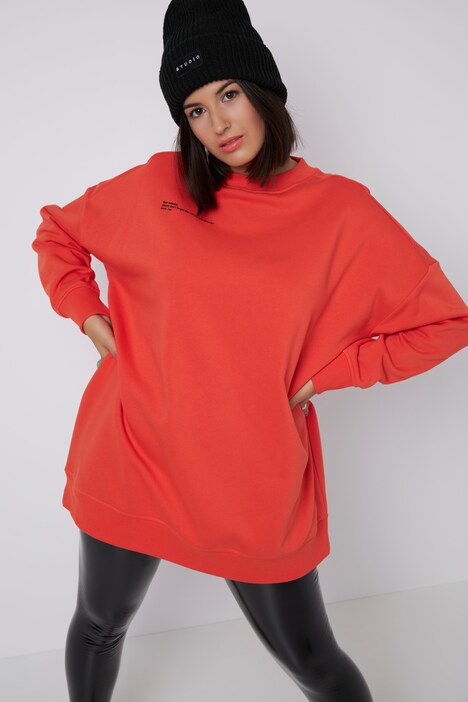 Sweatshirt, oversized, Rundhals, Langarm, Print