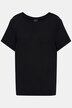 T-shirt, structuur, ronde hals, korte mouwen