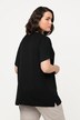 T-shirt, structuur, ronde hals, korte mouwen