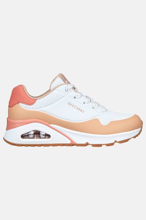 Sneaker Skechers in similpelle con memory foam e larghezza comfort