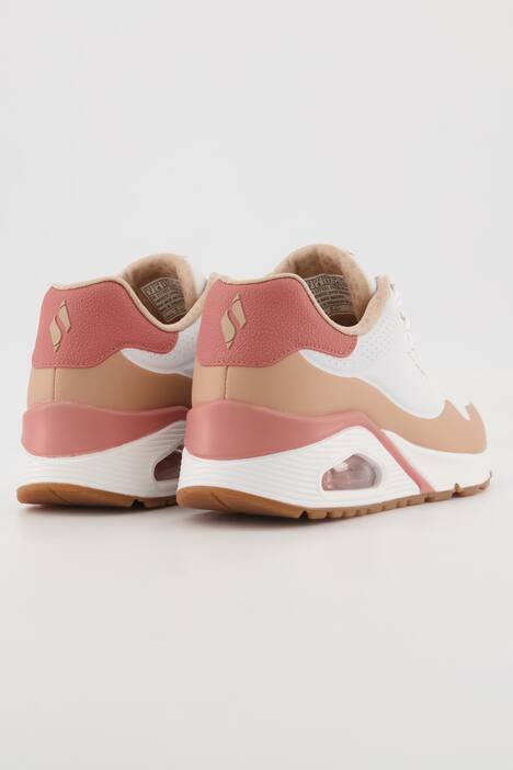 Sneaker Skechers in similpelle con memory foam e larghezza comfort