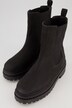 laarsjes, elastische inzetten, nubuck leer, wijdte H
