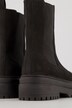 laarsjes, elastische inzetten, nubuck leer, wijdte H