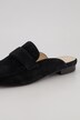 Leder-Mule, weiches Veloursleder, Weite H