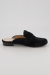 Leder-Mule, weiches Veloursleder, Weite H