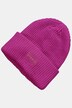 Beanie, Mütze, Rippstrick, Patch, Unisex