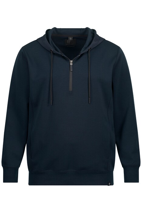 Mikina s kapucí FLEXNAMIC®, tepláková, krátký zip, do 8XL