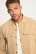 STHUGE hørmixskjorte, overshirt, langærmet, kentkrave, op til 8 XL