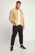 STHUGE hørmixskjorte, overshirt, langærmet, kentkrave, op til 8 XL