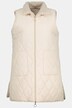 Vendbar vest, vatteret/patchlook, ståkrave, ærmeløs