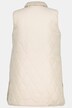 Vendbar vest, vatteret/patchlook, ståkrave, ærmeløs
