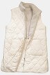 Vendbar vest, vatteret/patchlook, ståkrave, ærmeløs