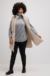 Vendbar vest, vatteret/patchlook, ståkrave, ærmeløs