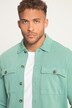 Chemise / surchemise STHUGE en molleton, délavage acid washed et manches longues - jusqu'au 8 XL