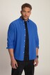Košile, lněná směs, dlouhé rukávy, Modern střih, límeček s knoflíky, do 8XL