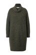 Úpletové mini šaty, oversize, rolákový límec, dlouhé rukávy