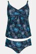Bellieva Jellyfish Print Front Lined Tankini Set