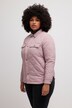 lichte oversized jas, overhemdkraag, golvend stiksel, borstzakken