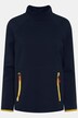 Sweatshirt, Reißverschlusstaschen, Stehkragen, Langarm