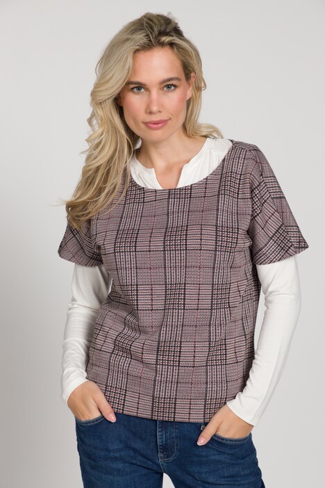 Pullunder, oversized, Edel-Jersey, Rundhals