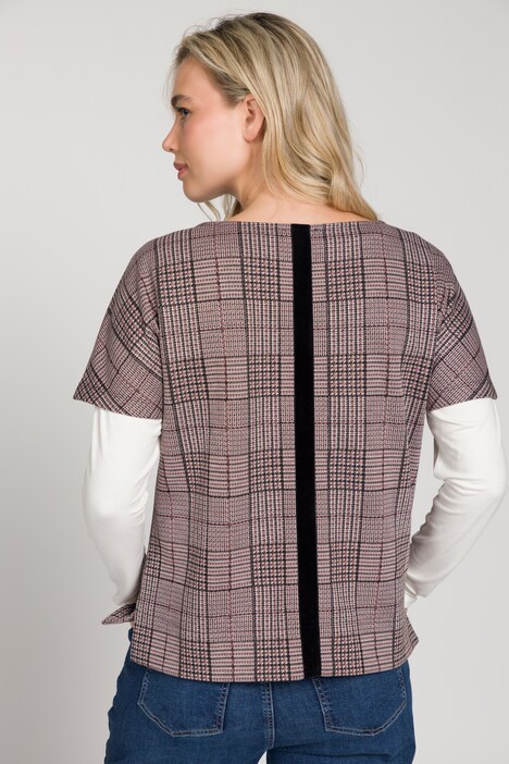 Pullunder, oversized, Edel-Jersey, Rundhals