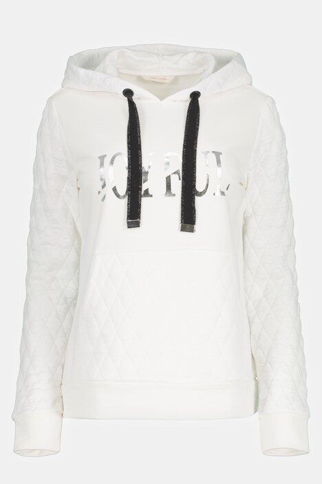 Hoodie, Patch-Look, Statement Print, Kapuze, Langarm