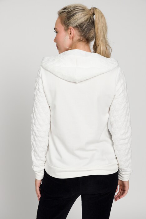 Hoodie, Patch-Look, Statement Print, Kapuze, Langarm