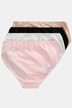 Slip midi in confezione da quattro con righe in mesh