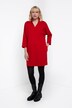 Kleid, Identity, Quernaht, Polokragen, Langarm