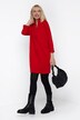 Kleid, Identity, Quernaht, Polokragen, Langarm